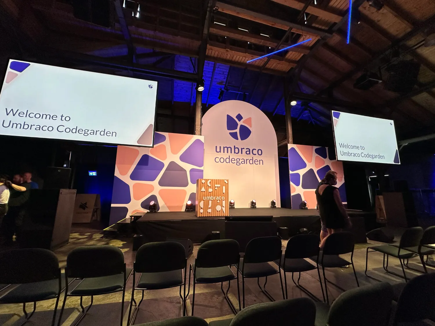 The main stage at Codegarden just before the start of the keynote