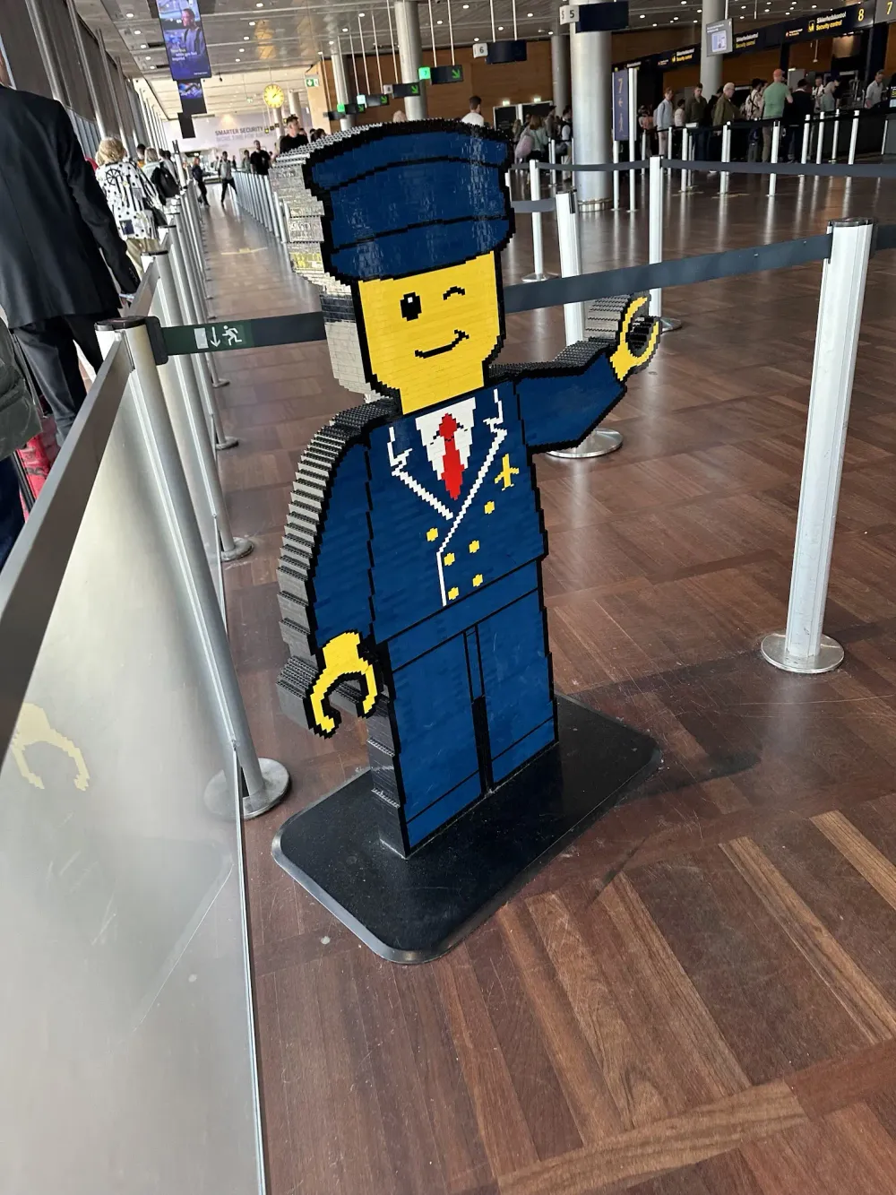 Once you see this guy you know you're on your way out of Denmark